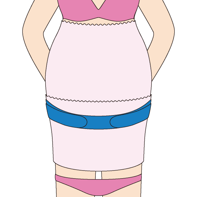 ふわっと腹巻ロングの使い方