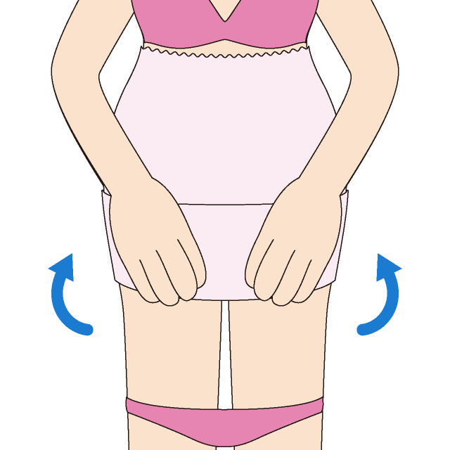 ふわっと腹巻ロングの使い方