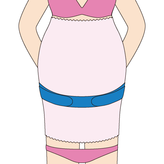 ふわっと腹巻セミロングの使い方