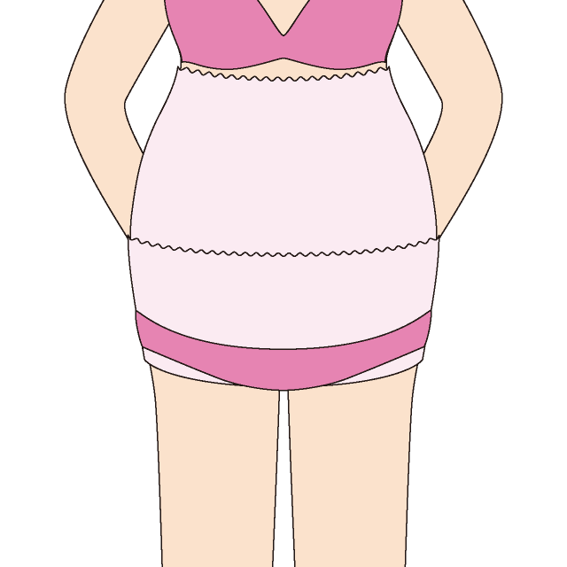 ふわっと腹巻セミロングの使い方
